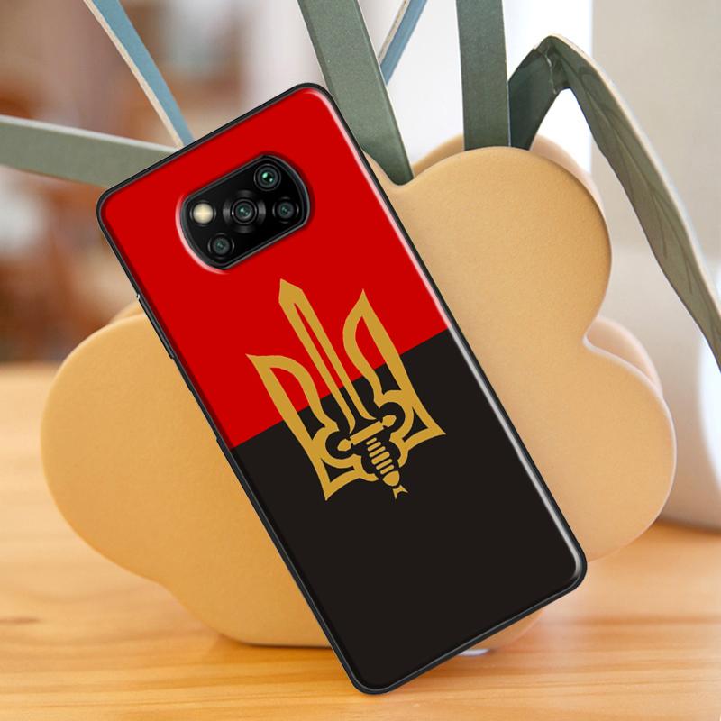 Ukraine Tryzub Flagge Fall Für Xiaomi Mi 11 Lite 9T 10T 11T Pro POCO X3 Pro X3 GT F1 F2 F3 M4 M3 Pro Fall Abdeckung