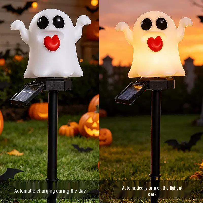 Halloween Solar Waterproof Lawn Lamp – Ghost Festival Garden Decoration