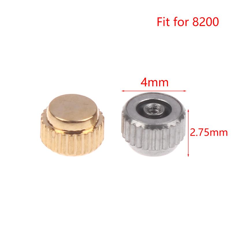 1/5Pcs 7009 8200 Watch Crown Head Ccrown Stainless Steel Watch Head Handle For 46941 46943 Movement Thick Tube Watch Accessories