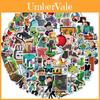 100pcs Minecraft Game Stickers Diy Waterproof Lapyop Bike Luggage Decal Suitcase