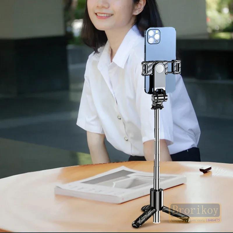 3 in 1 Wireless Bluetooth Selfie Stick with Shutter Remote Mini Foldable Tripod For Cell Phone Monopod For iPhone Huawei Samsung 7