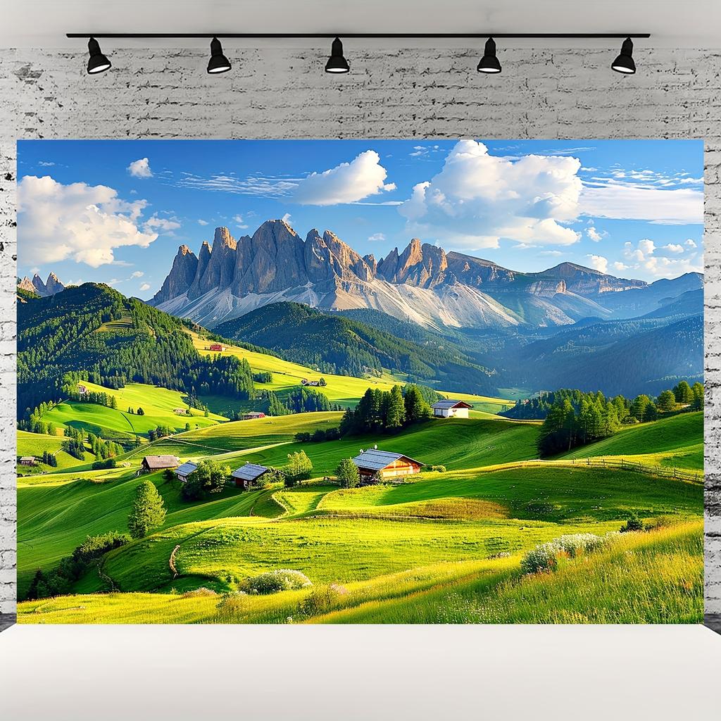 Multi Functional Polyester Mountain Tapestry - the Perfect Choice for Living Room, Bedroom Decoration, and Party Wall Art