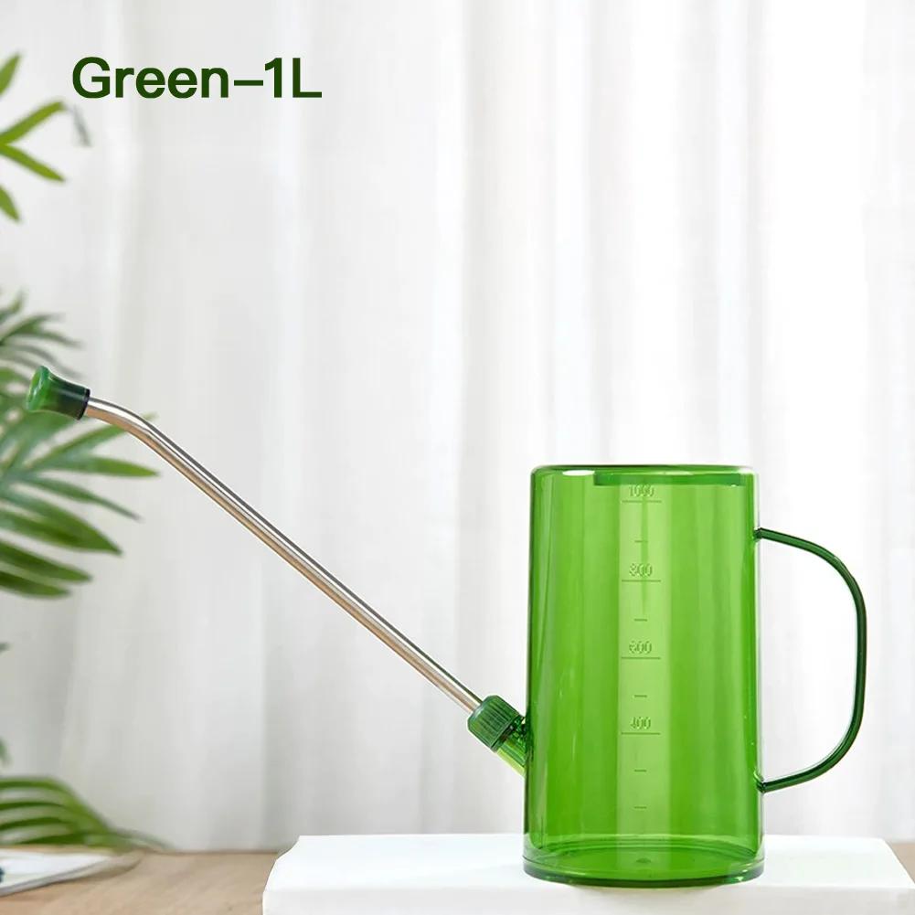 

Household Flower Watering Kettle 1L/1.5L Long Nozzle Watering Kettle Green Plant Watering Kettle For Plants And Outdoor Use