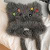 Cute teddy bear earmuffs winter women's fur hat balaclava