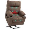 Recliner Chair with Riser Function, Electric, 90x75x100cm, Brown