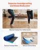 Floor Underlayment 18.6 m² 3mm Sound/Vapor Barrier for Laminate Blue