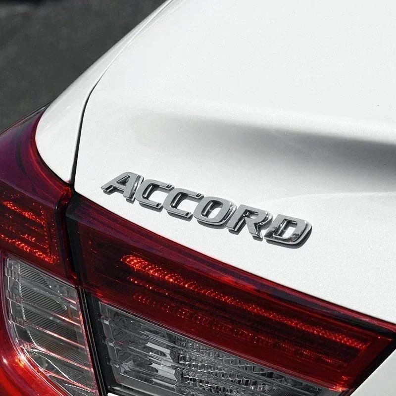 1pcs ABS Car Trunk Rear Logo Stickers Letter Decals for Honda CR-V STEPWGN Civic Accord City XR-V Envix ODYSSEY VEZEL Fit TR6