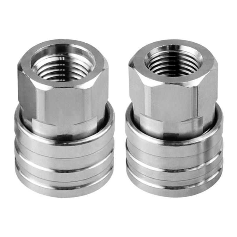 Stainless Steel Quick Connection Pressure Washer Couplers 1/4inch Female Fittings Accessories for Enhancing Performances