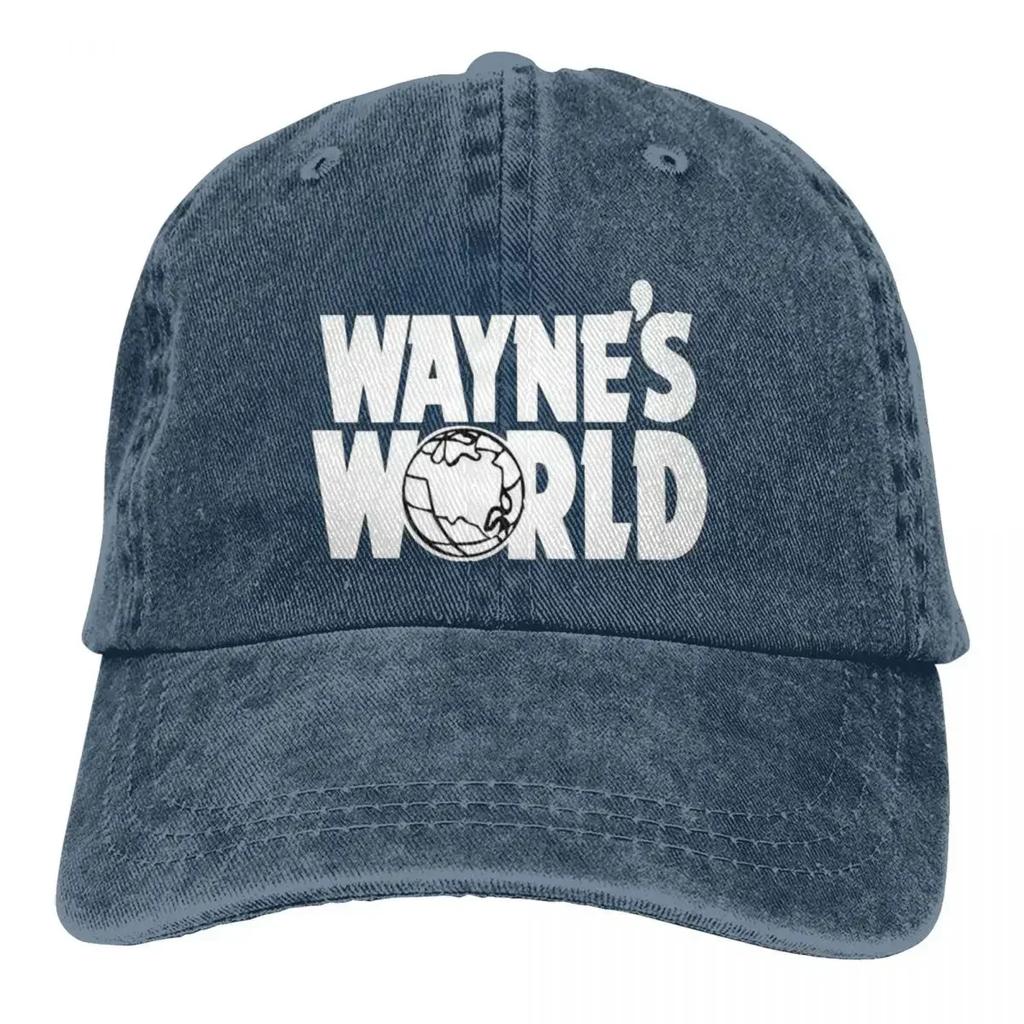 Waynes World  Baseball Cap Popular Comedy Kpop Rock Trucker Hat  Breathable Unisex Unisex Fashion Custom Logo Baseball Caps