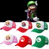 Super Mario Brothers Cartoon Sun Protection Breathable Hat For Children, Perfect For All Seasons