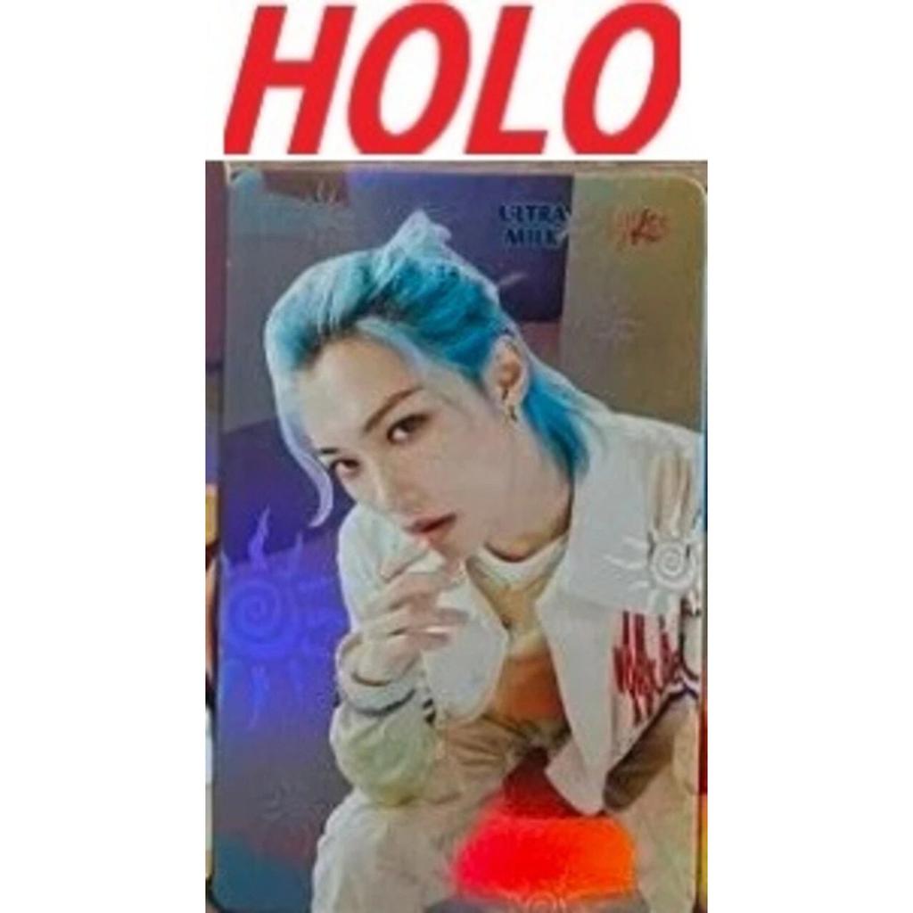 STRAY KIDS ULTRA MILK OFFICIAL Photo Card INDONESIA ROCK STAR STAR HOLOGRAM