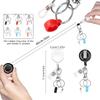 Retractable Badge Reel Multi-functional ID Badge Holder NEW Pen Holders  Office