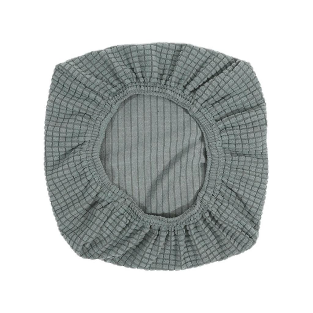 Small Square Stool Cover Elastic Removable Dustproof Household Chair Shroud Light Wear-resistant Durable Chair Cover