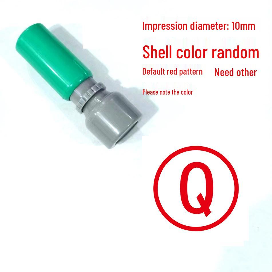10mm Lichtempfindliches Stempelset: Vollständiges englisches Alphabet & Zahlen 0-9, Perfekt für Lehrer & Nummerierungsaufgaben, Kleine Größe