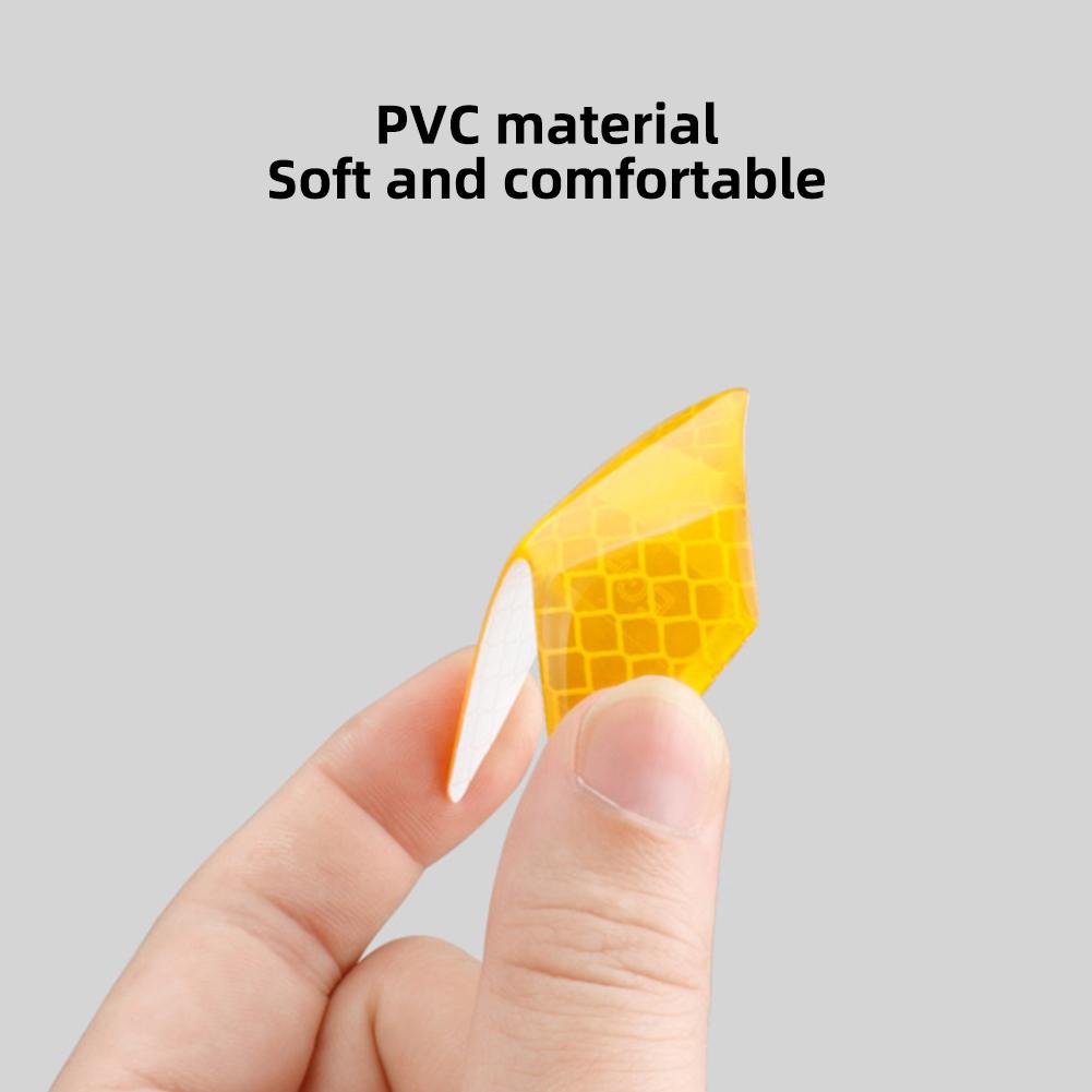 12Pcs/Set Car Reflective Sticker Arrows Pattern Warning Decals For Motorcycle Auto Tail Bar Bumper Safety Car Decor Accessories