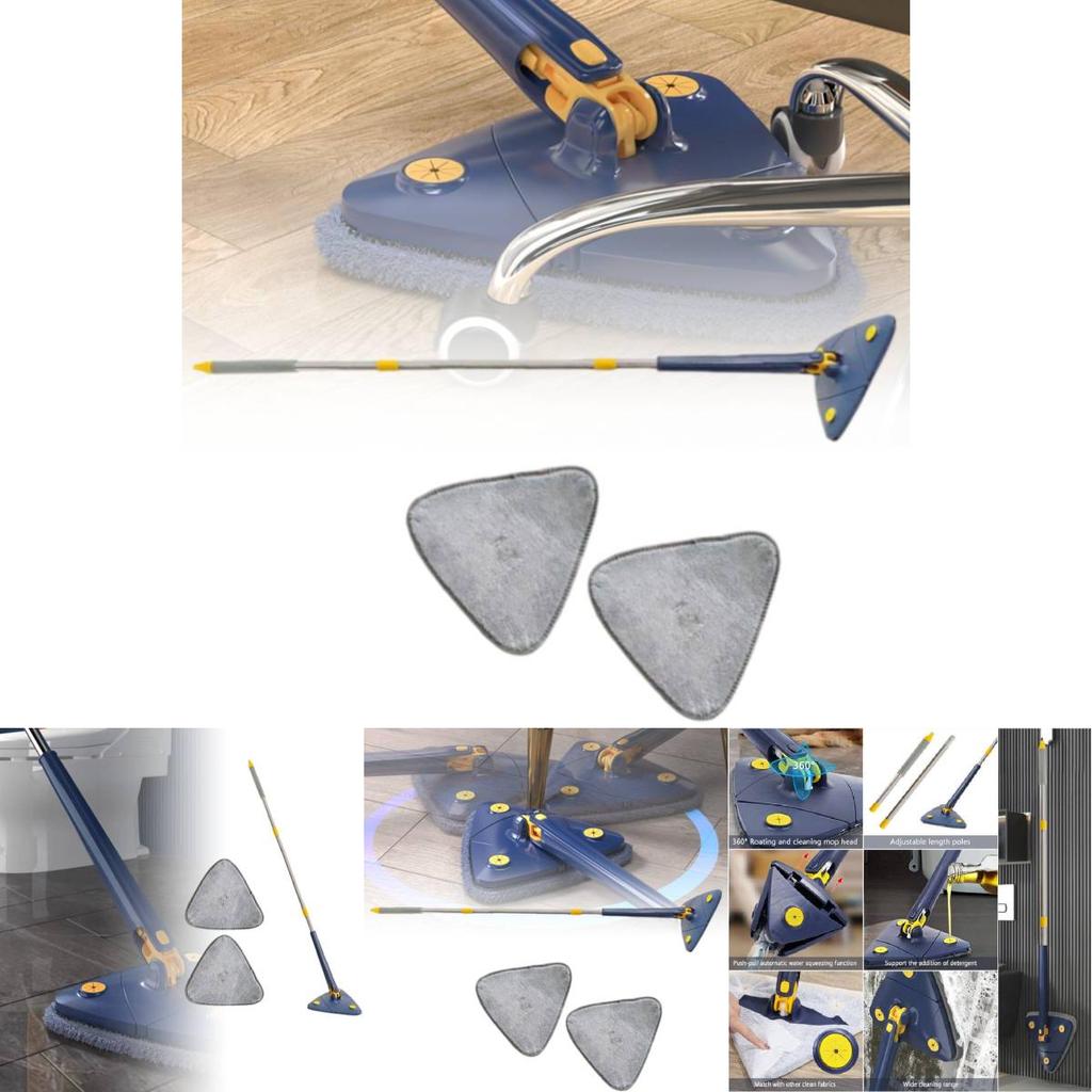 Eco-friendly Chenille Flat Mop For Hardwood Floors Stainless Steel Handle