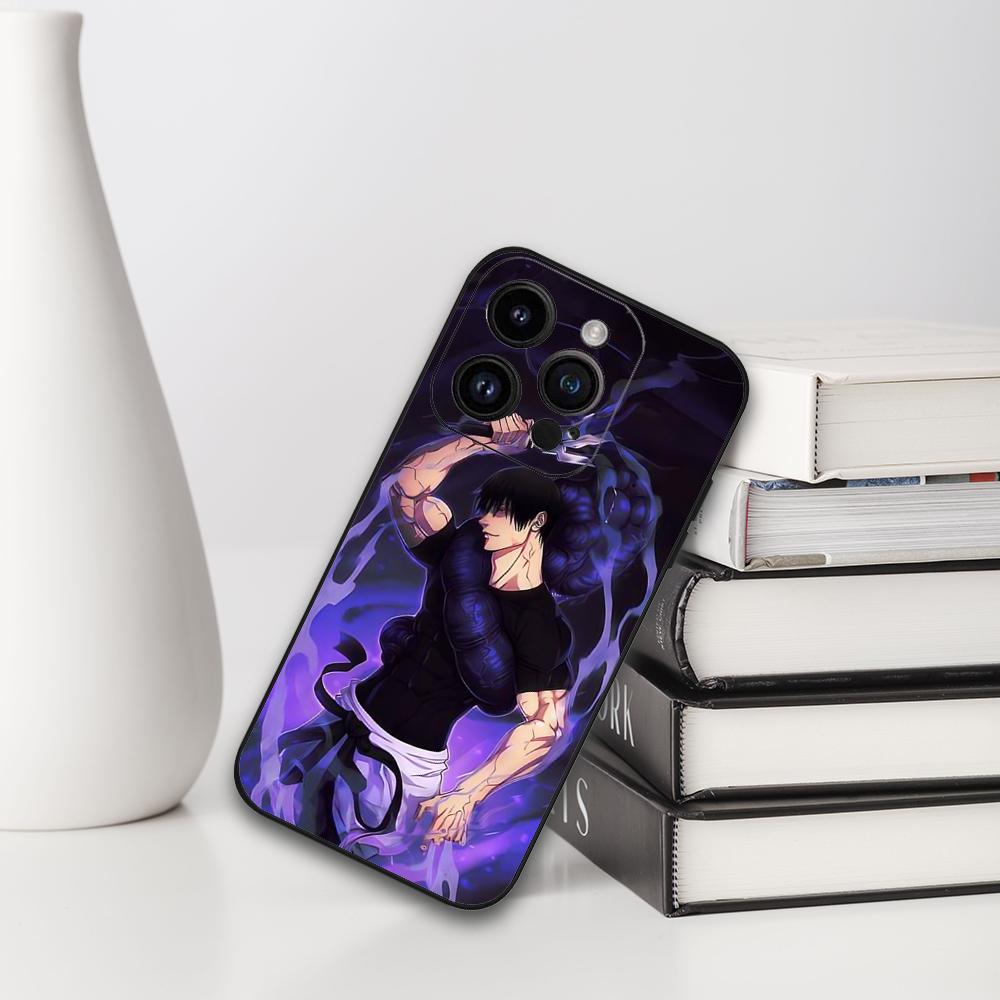Toji Fushiguro Jujutsu Kaisen Phone Case For Iphone 16 15 11 13 14 Pro Max 7 8 Plus X Xr Xs Max 12mini Black Shell Cover Case