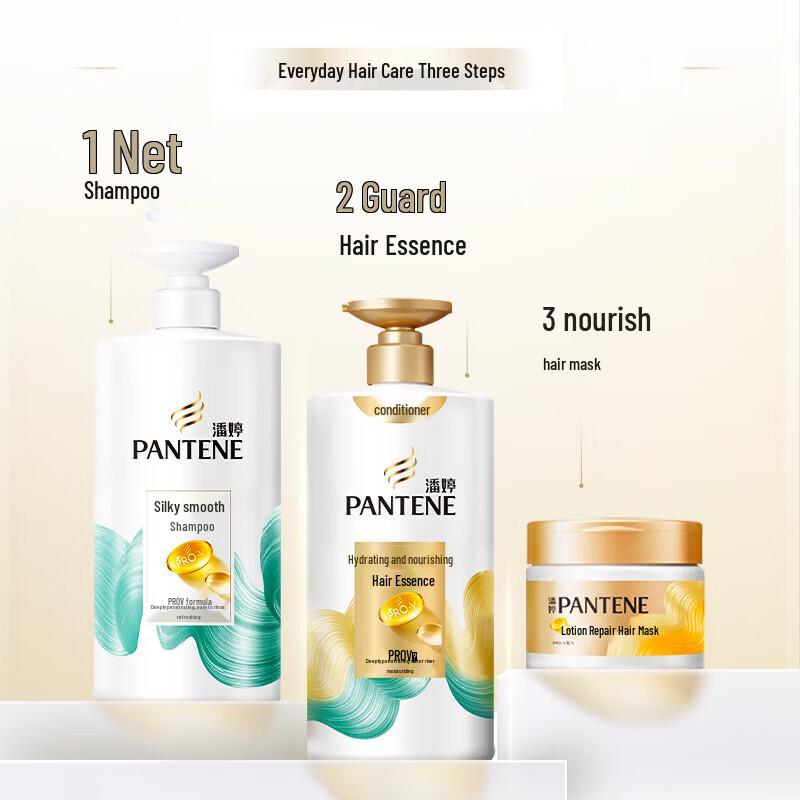 Pantene PRO-V Color & Perm Repair Shampoo & Silky Smooth Conditioner Set