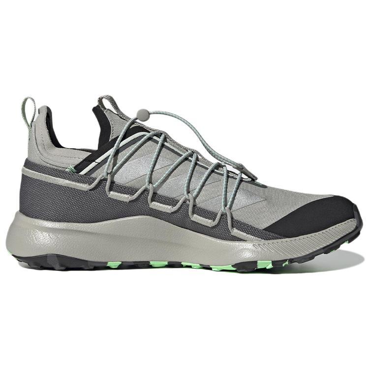 New Adidas Terrex Voyager 21 Canvas 'Metal Grey Beam Green' GX8675