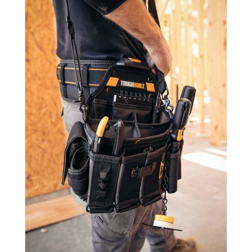 TOUGHBUILT ClipTech Master Electrician's Pouch with Shoulder Strap (TB-CT-104)
