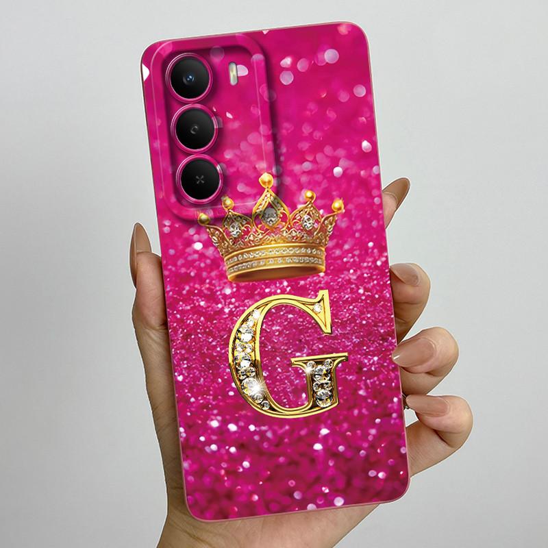Phone Case For Realme C71 2025 Cover Luxury Crown Letters Soft Silicone Shell Shockproof Bumper for Oppo realme C71 C 71 4G Etui