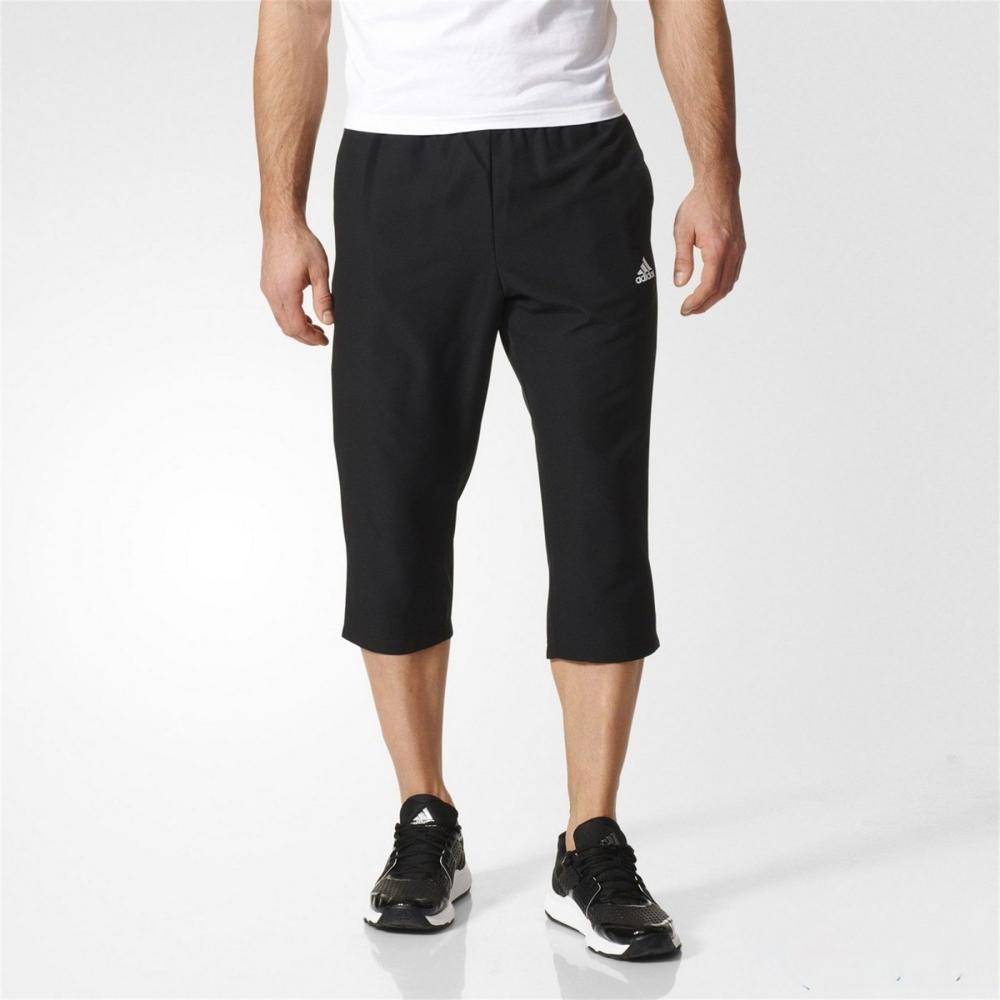 adidas Σειρά Lifestyle Leisure Σειρά Αθλητικών Πλεκτά Ελαστικά Γράμματα Επτάπλευρα Αθλητικά Σορτς Ανδρικά Σορτς Μαύρο BK7386
