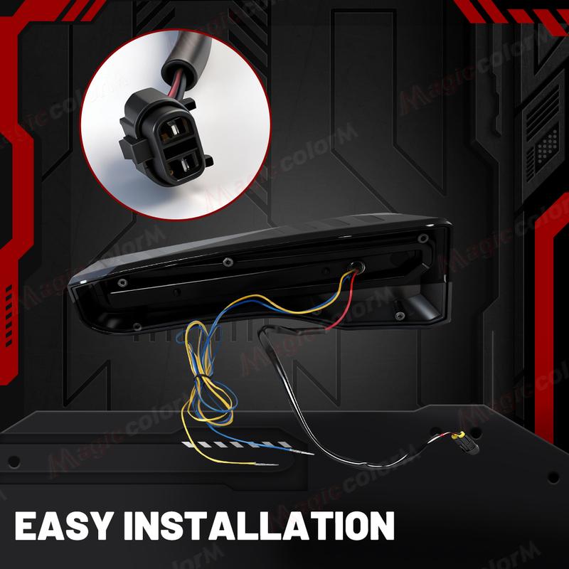 3-colors DRL For Toyota Land Cruiser 250 Prado LC250 2024 2025 Daytime Running Light Turn Signal Lamp Driving Light