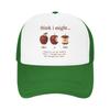 Take A Bite Poetic Apple Art Print Baseball Cap For Men Women Breathable Mesh Side Hats Caps Adjustable Fit For Casual Wear