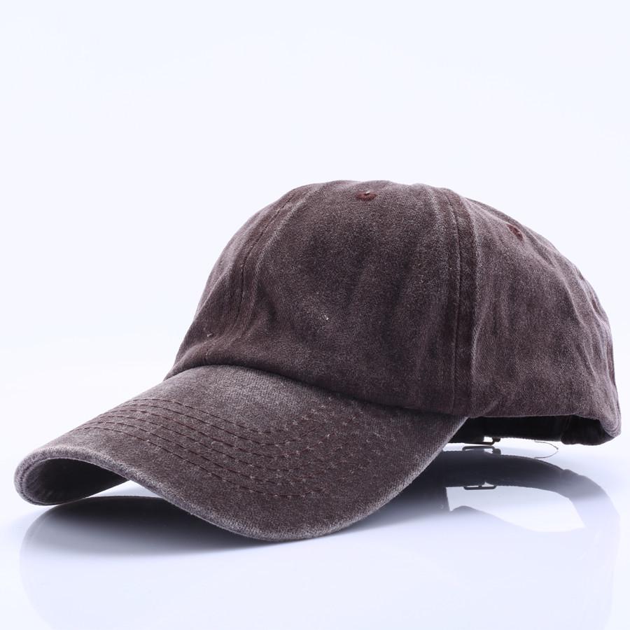 Retro Distressed Washed Unisex Baseball Cap - Soft Brim Sun Protection Hat