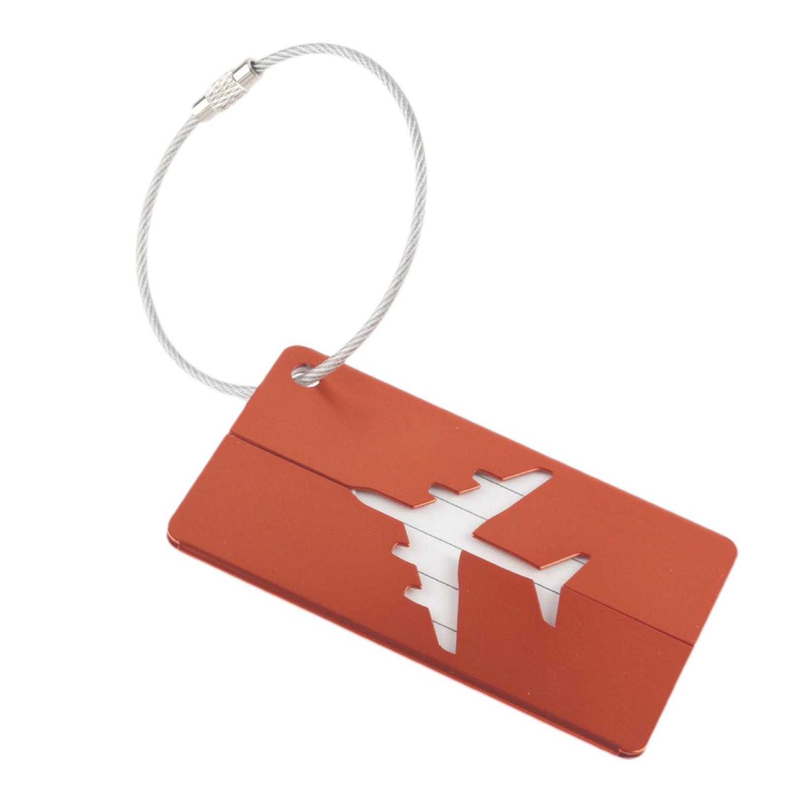 Бирки для чемодана Бирка для багажа Бирки для рюкзака с металлической петлей Имя — фото 12