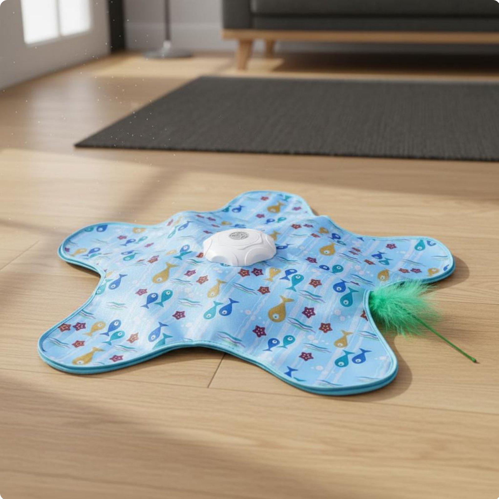 Automatic Hide and Seek Cat Toy Auto Sleep Function Interactive Hide and Seek Toy Automatic Cat Teaser 3 Speed Modes Low Noise