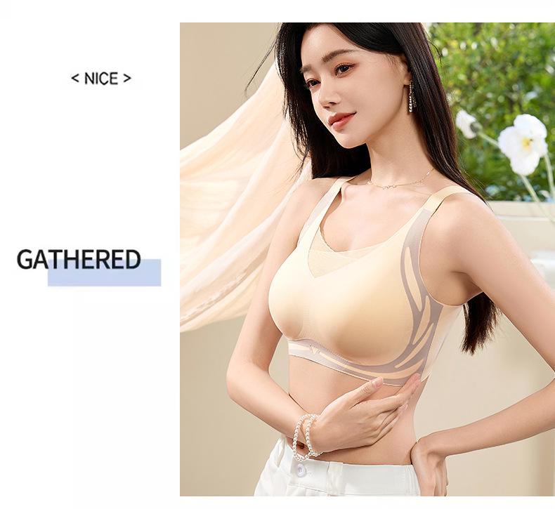 Women's Seamless Post-Mastectomy Bra with Breathable Silicone Prosthesis