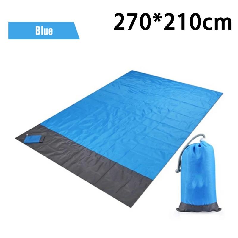 Waterproof Beach Mat Extra Large Outdoor Camping Mat Blanket Folding Sand Free Pocket Mattress Portable Lightweight Picnic Mats