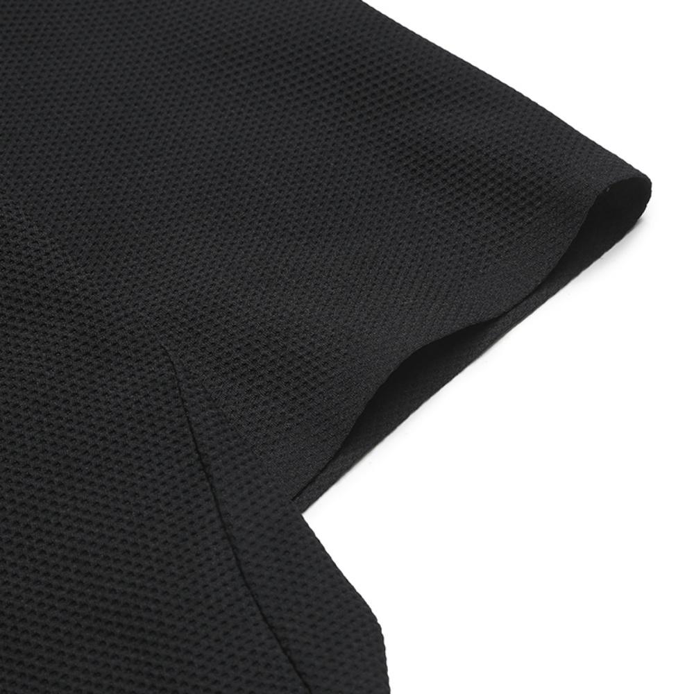 New FILA Golf Series Polo Shirt Men's Pitch Black BK A11M525119F-BK