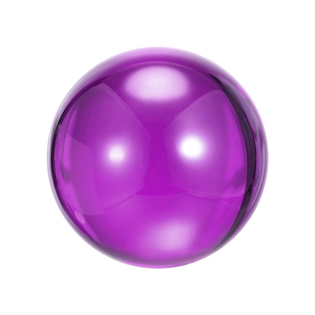 uxcell Acrylic Contact Juggling Balls with Ball Bag, 70mm Diameter, 120mm x 140mm, Purple