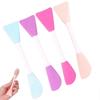 4pcs Facial Applicator Bathroom Home Mask Brush Flat Reusable Double Ended Cream
