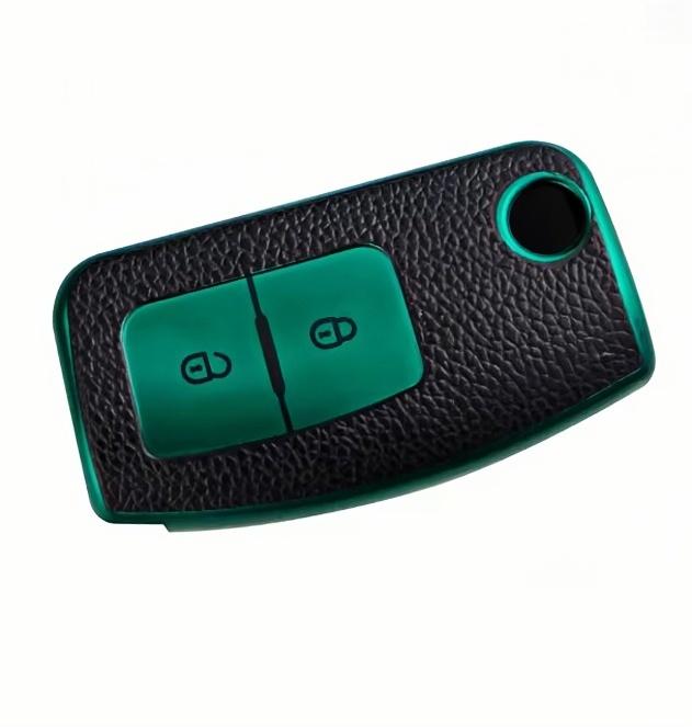For Ford Focus 2 Mondeo Fiesta Galaxy C-MAX TPU Leather Flip Folding Remote Control Car Key Shell Key Fob Case