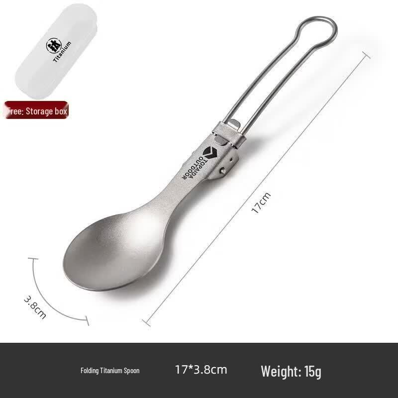 Pure Titanium Camping Cutlery Set