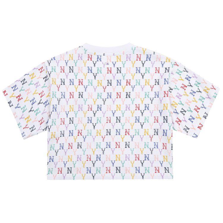 MLB SS21 Straight Fit T Shirt Women's White 31TSWX131-50W