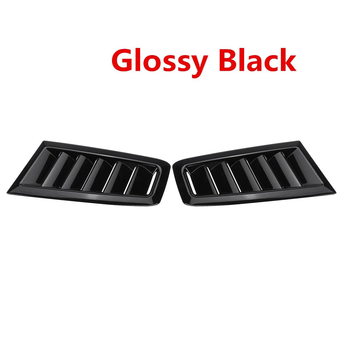 

2X Engine Hood Vent For SEAT Ibiza 6L Seat Leon MK2 1P Altea Louvers Air Scoop Bonnet Vent Cover Air Intake Cover Glossy Black Boonet Vent cover