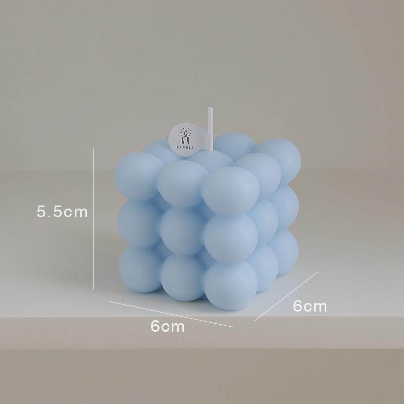 Handmade High-End Scented Cube Candle – Ideal for Atmosphere, Decor, Gifts, and Photography Props