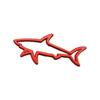 Adesivo 3D per Car Styling Emblema Vuoto Pesce Squalo Decalcomanie Automobili Motocicletta Computer Tappo Carburante Accessori Decalcomanie