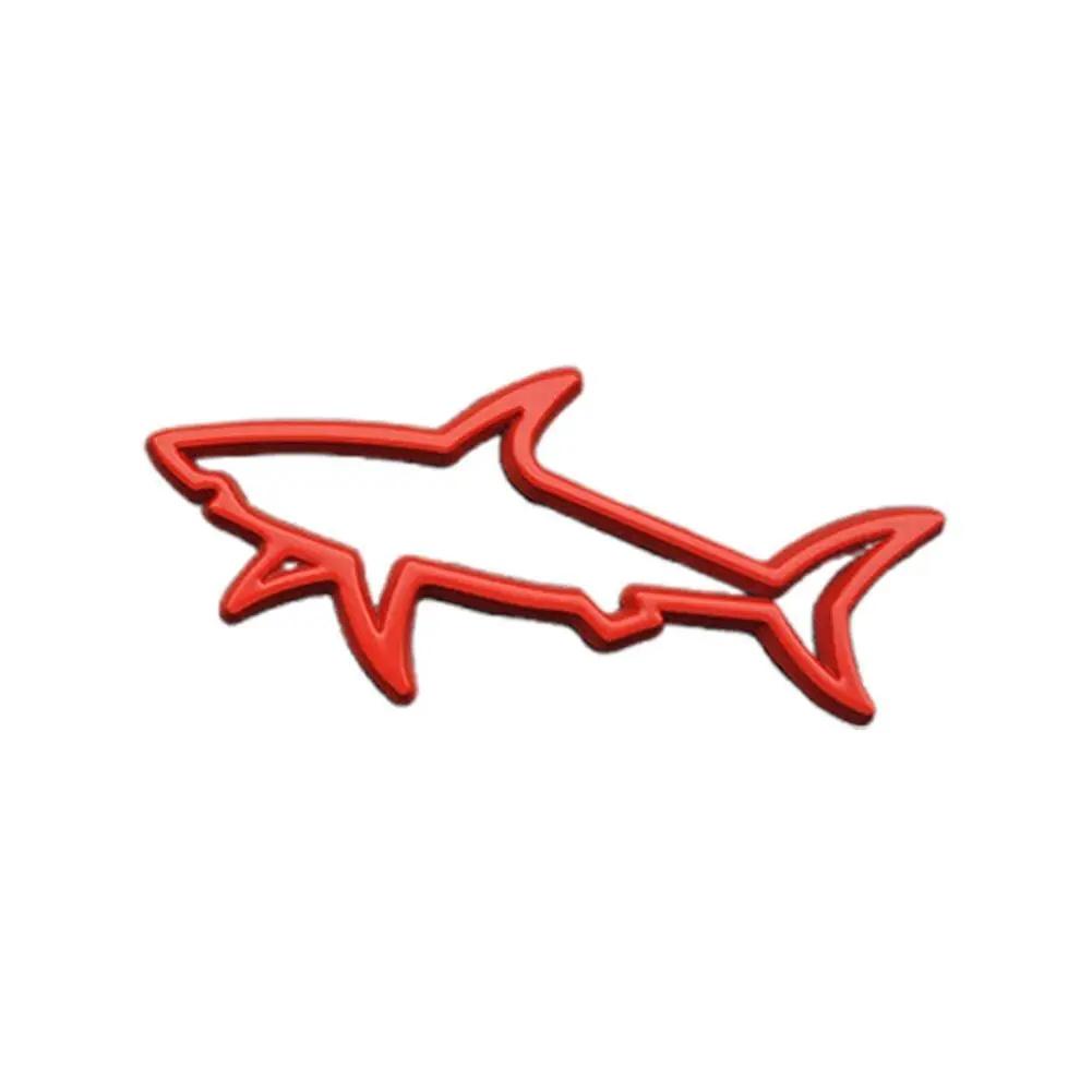 Adesivo 3D per Car Styling Emblema Vuoto Pesce Squalo Decalcomanie Automobili Motocicletta Computer Tappo Carburante Accessori Decalcomanie
