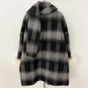 OFTBUY New Winter Women Coat Real Natural Fox Fur Cuff Turn-down Double-faced Woolen Blends Jacket Thick Warm Casual Overwear