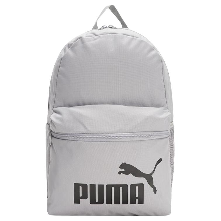 New PUMA Fabric Backpack Medium Size Unisex Gray & Black 092418-22