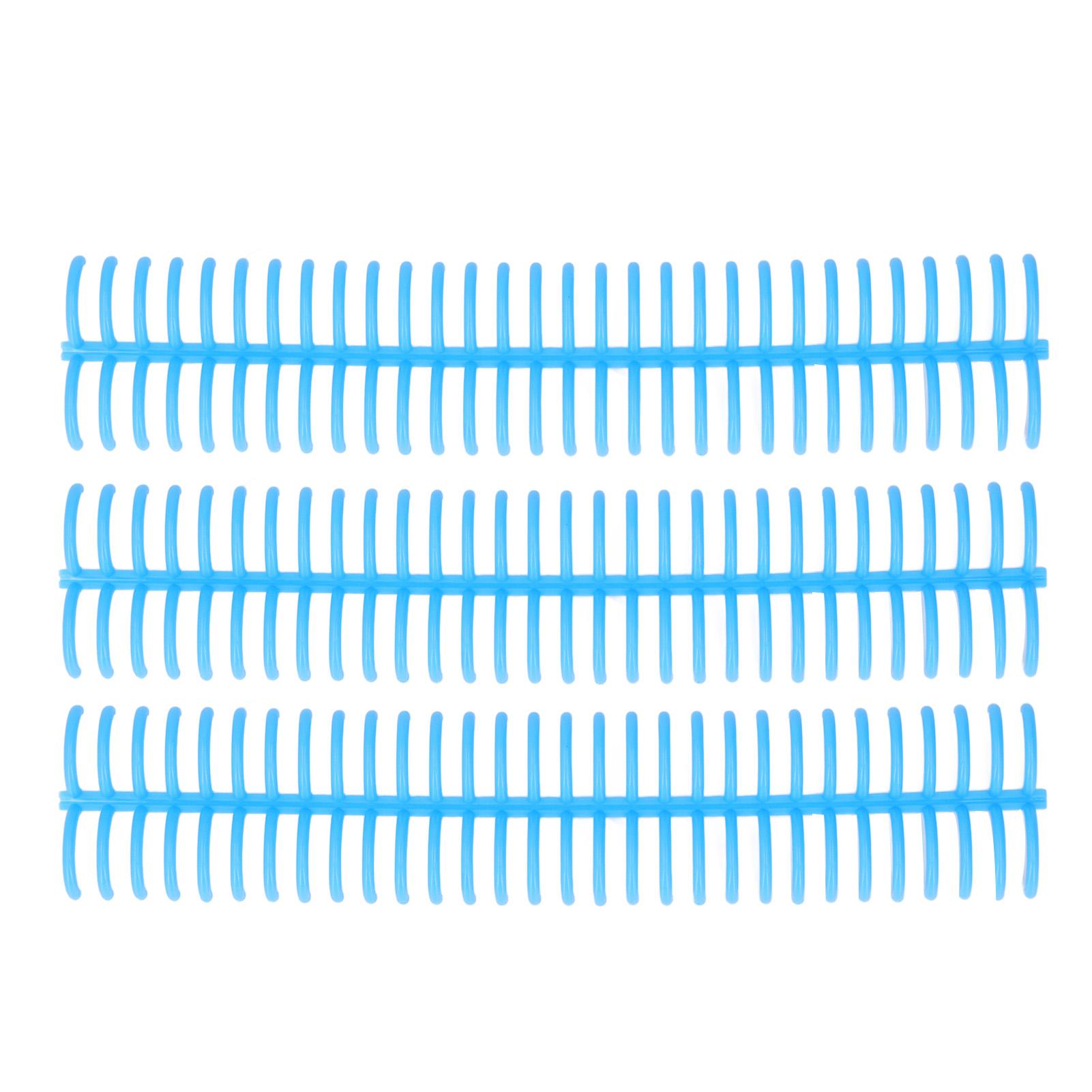 10 Pcs Loose Leaf Binding Spine 30 Holes 22mm Inner Diameter Wear Resistant Plastic Binding Rings