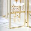 Nordic Style Jewelry Rack Foldable Earrings Storage Shelf Necklace Display Stand  Counter