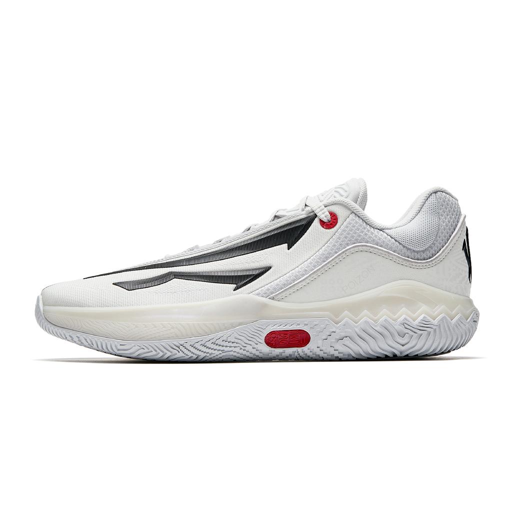 Anta Kai Speed 2 Taiji X-Type Nylon Shock Absorbing Wear-Resistant Non-Slip Low-Top Basketball Shoes Men Sneaker Black White 912541102-1