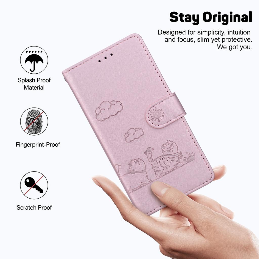 For OnePlus Nord 4 Case RFID Blocking Kitten Pattern TPU+PU Leather Phone Cover