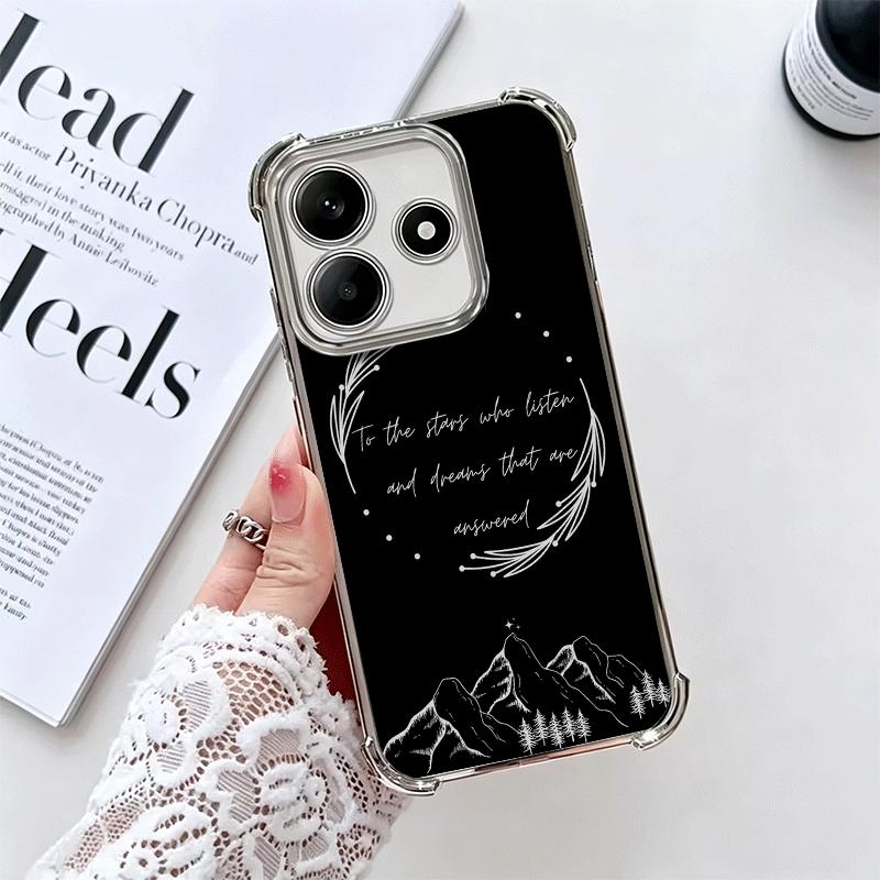 

A Court of Mist Fury VELARIS City Plating Phone Case For Xiaomi Redmi Note 14 15 Pro Plus 13 12 11 11S 11T 10 9S 9 5G Anti-Fall Redmi Note14ProPlus